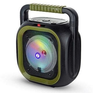 Rocker Thunder Bolt 30W Bluetooth Party Speaker with Wireless Karaoke Mic/TF/USB/AUX LED Lights Zoook