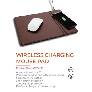 Wireless Mouse Pad PU