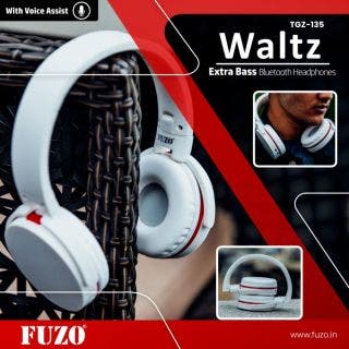 Waltz Extra Bass Bluetooth Headphones - Fuzo