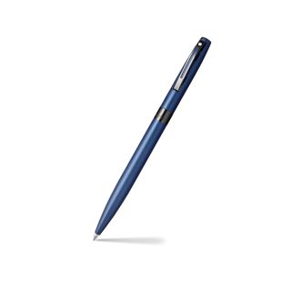 Sheaffer 9108 Reminder Lacquer Ballpoint Pen – Matte Blue With Polished Black PVD Trim